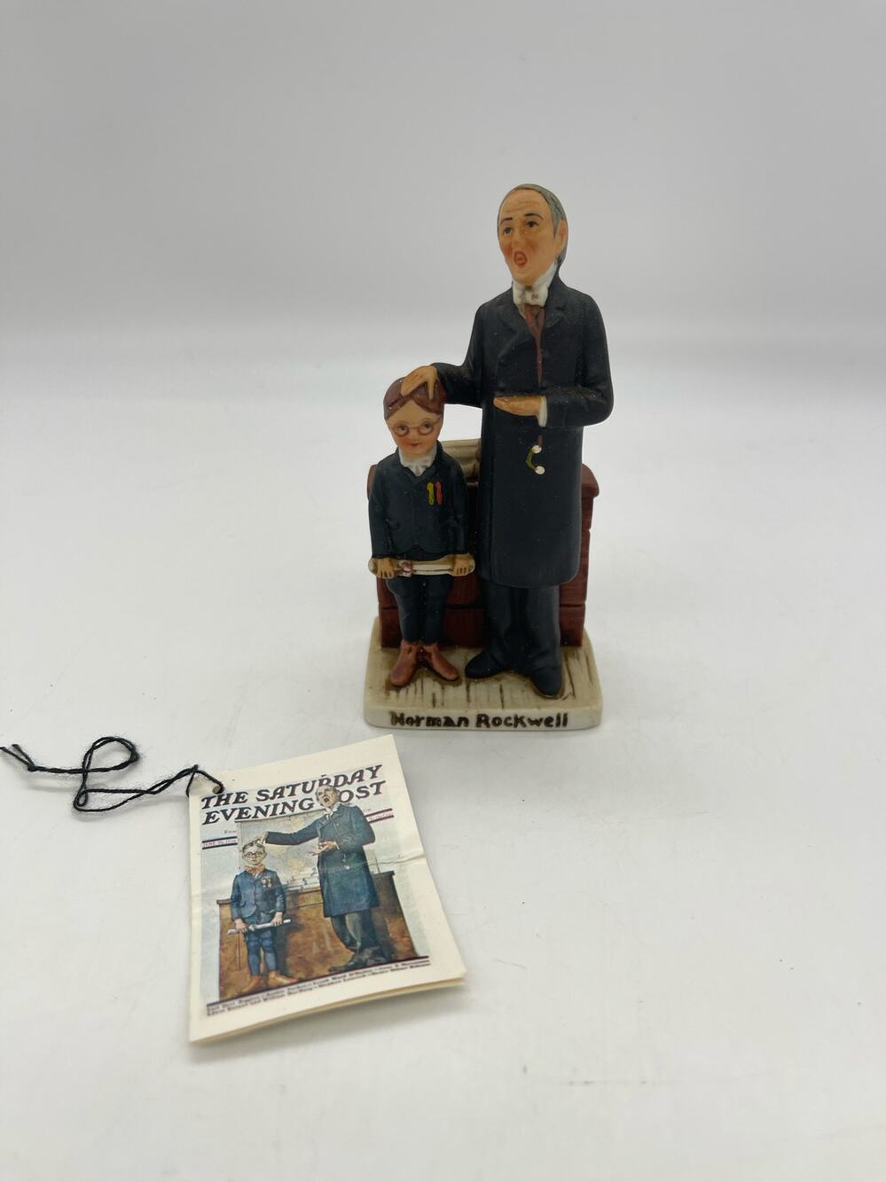 Norman Rockwell Porcelain Figurines Dave Grossman 1979 NR-210 w/ Box